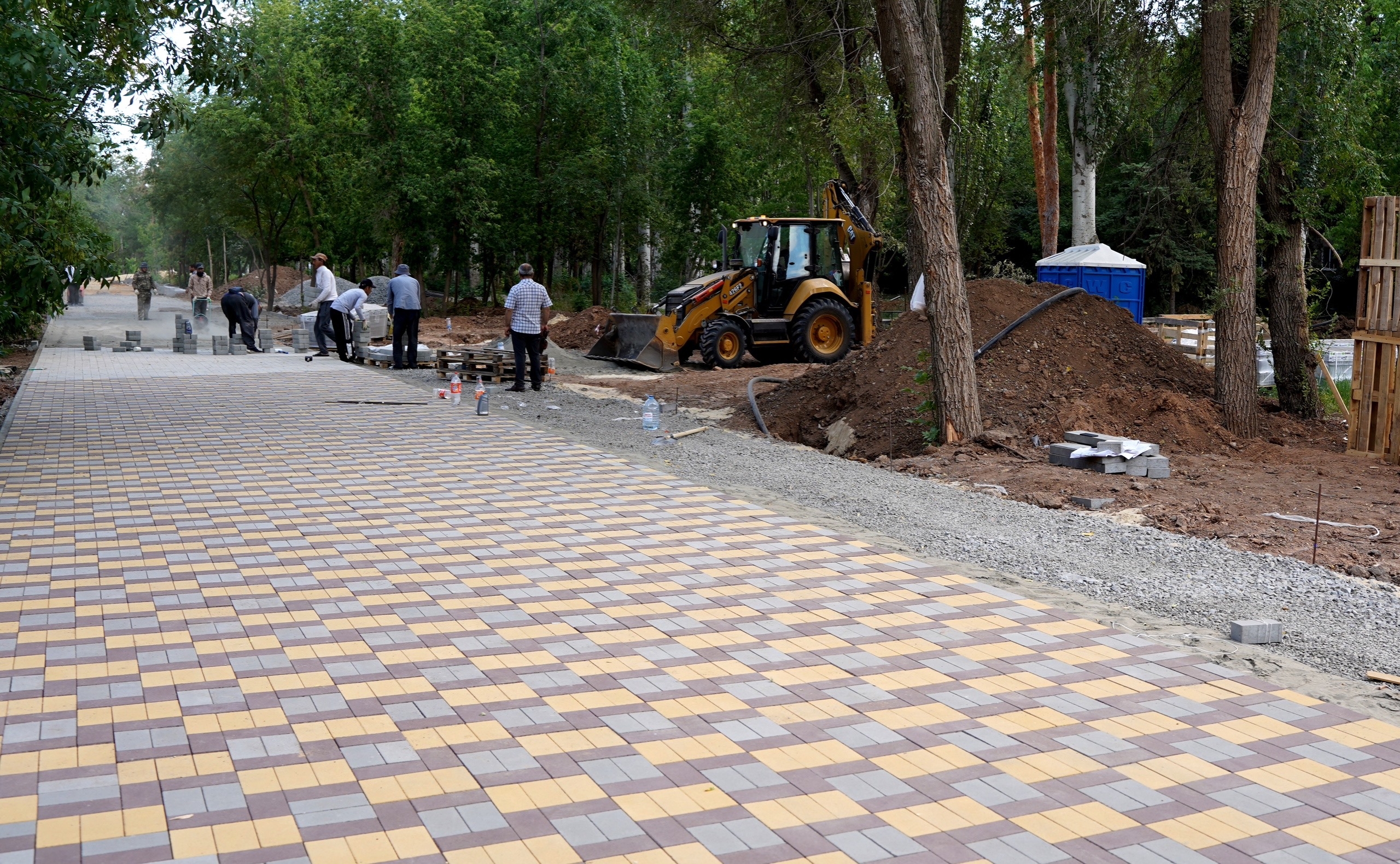 🌳 Благоустройство сквера на Советской выполнено на треть