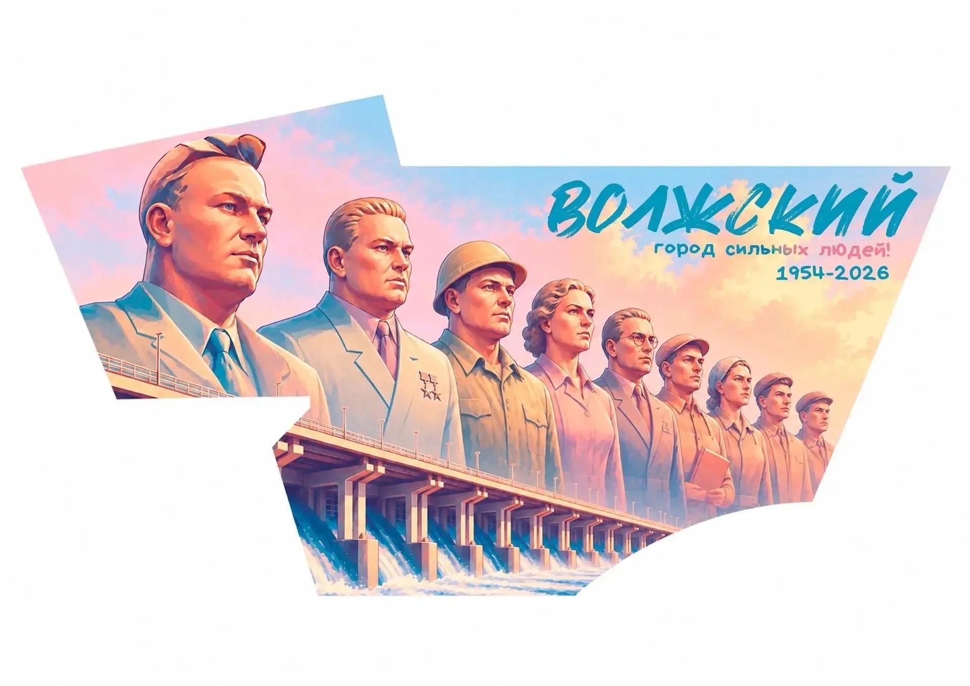 🎉 Волжский, тебе сегодня — 72 года!