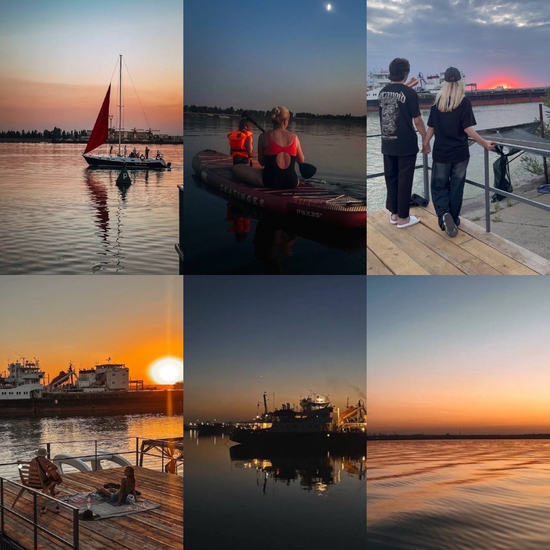 🌅 Волжский порт — место с особым вайбом