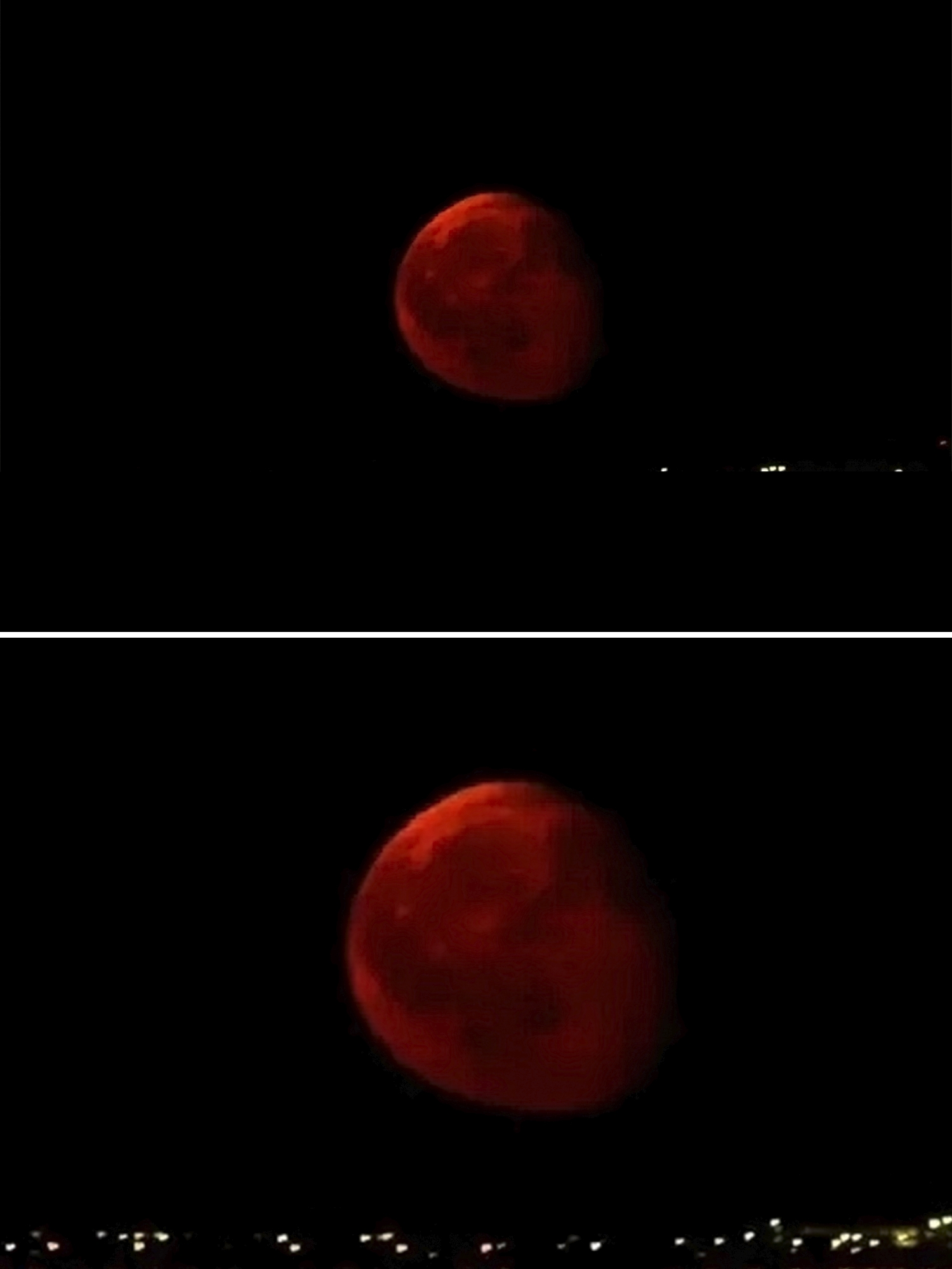 Вот такая Луна взошла над Волгоградом! 👏🏻🤩
