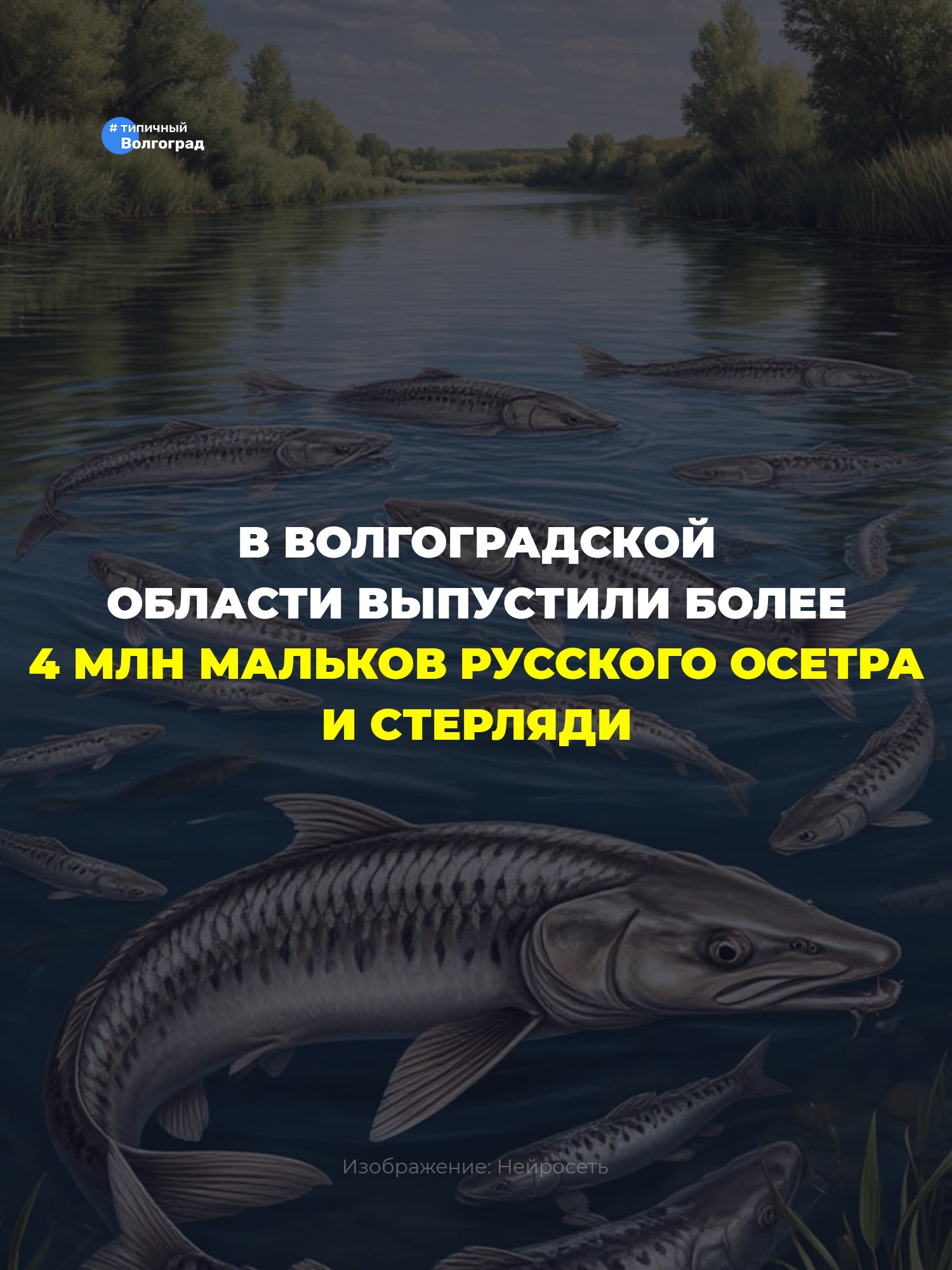 С начала года сотрудники Волгоградского осетрового рыбоводного завода выпустили в акваторию Волги и Волгоградского водохранилища более 4 мил…