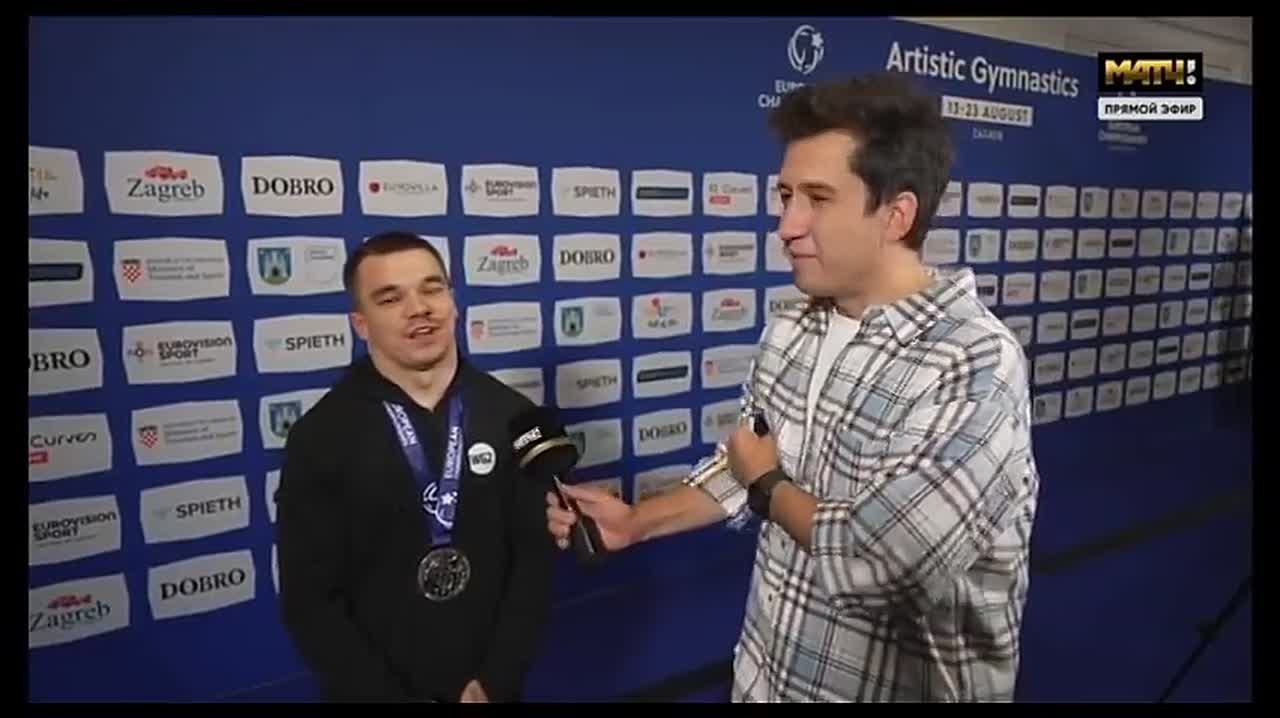 Алексей Усачев передал привет Волжскому с Чемпионата Европы