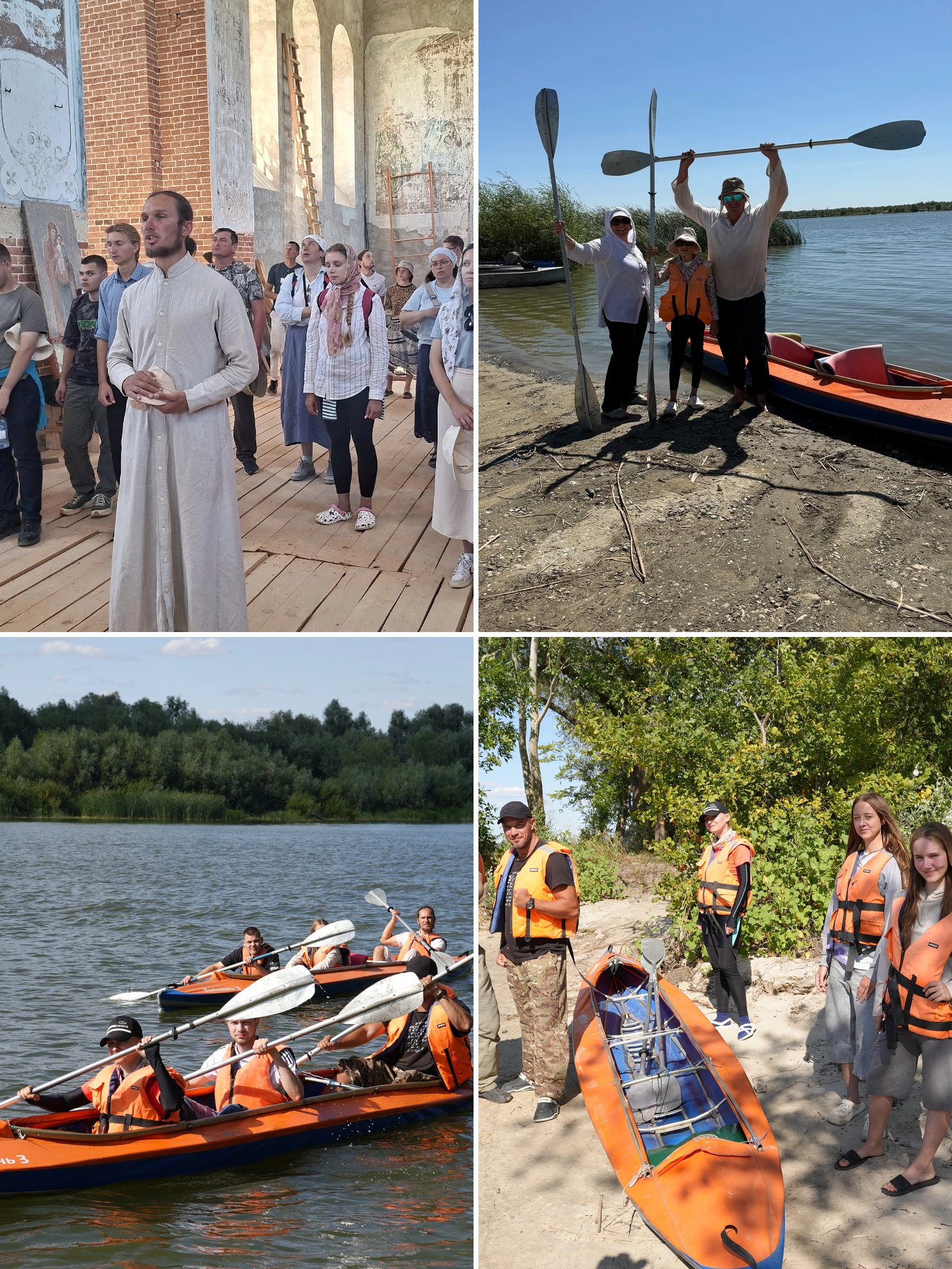 🛶 По Дону на байдарках: в Волгоградской области прошло ежегодное паломничество «От Храма к Храму»