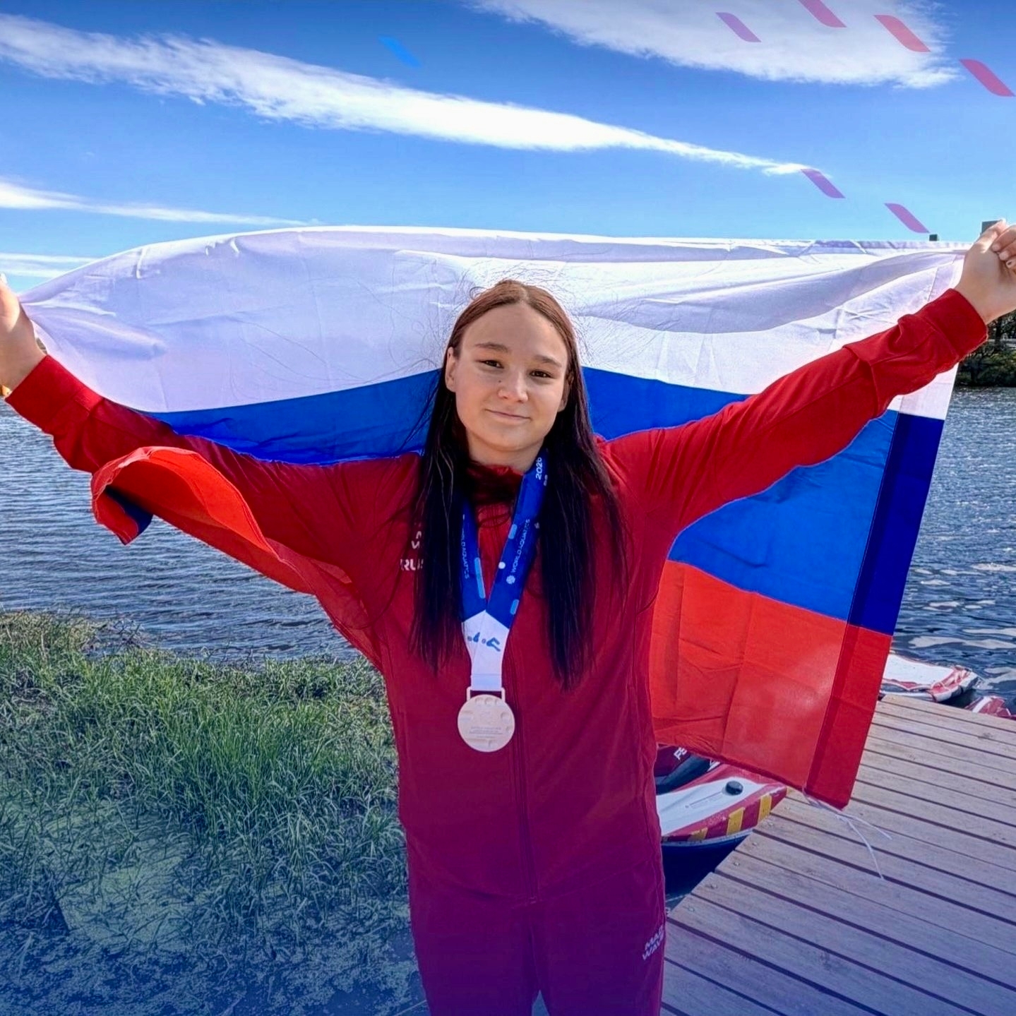 Полина Козякина из Волгограда завоевала «серебро» на первенстве мира по плаванию на открытой воде!