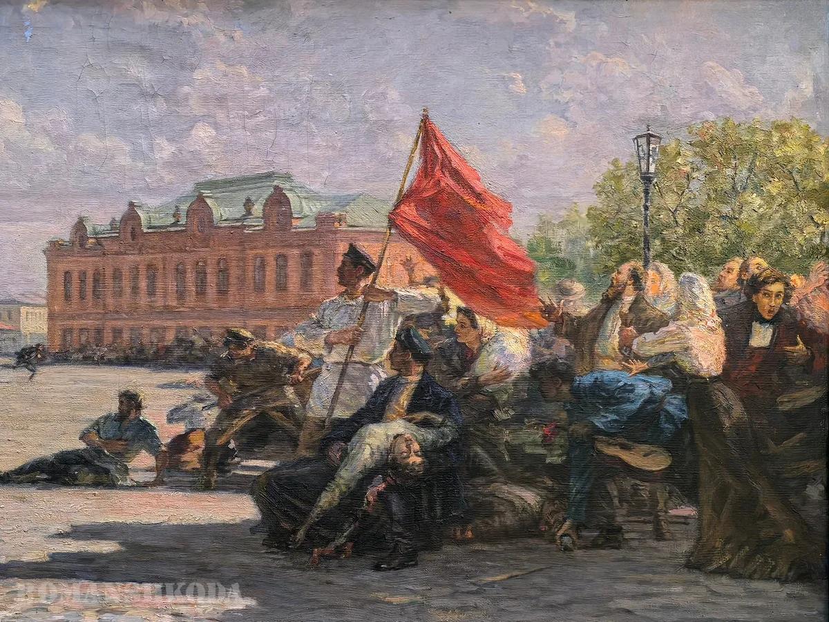 В Волгограде нашли полотно из уничтоженной Сталинградской галереи