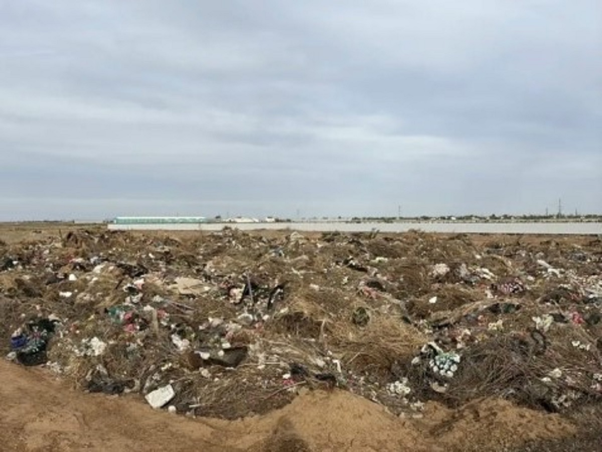 Около кладбища в Волжском сбрасывали опасные отходы