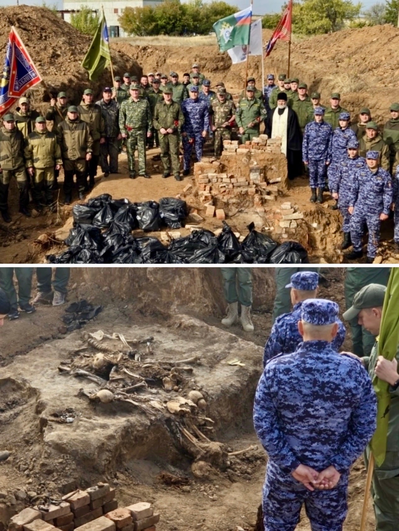 ⭐️ Под Волгоградом на месте бывшего концлагеря «ДУЛАГ 205» нашли останки 204 защитников и жителей Сталинграда! ⭐️
