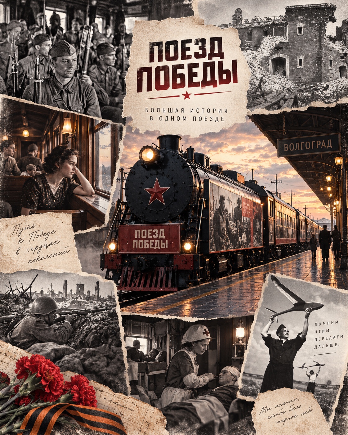 🚆 «Поезд Победы» приедет в Волгоградскую область
