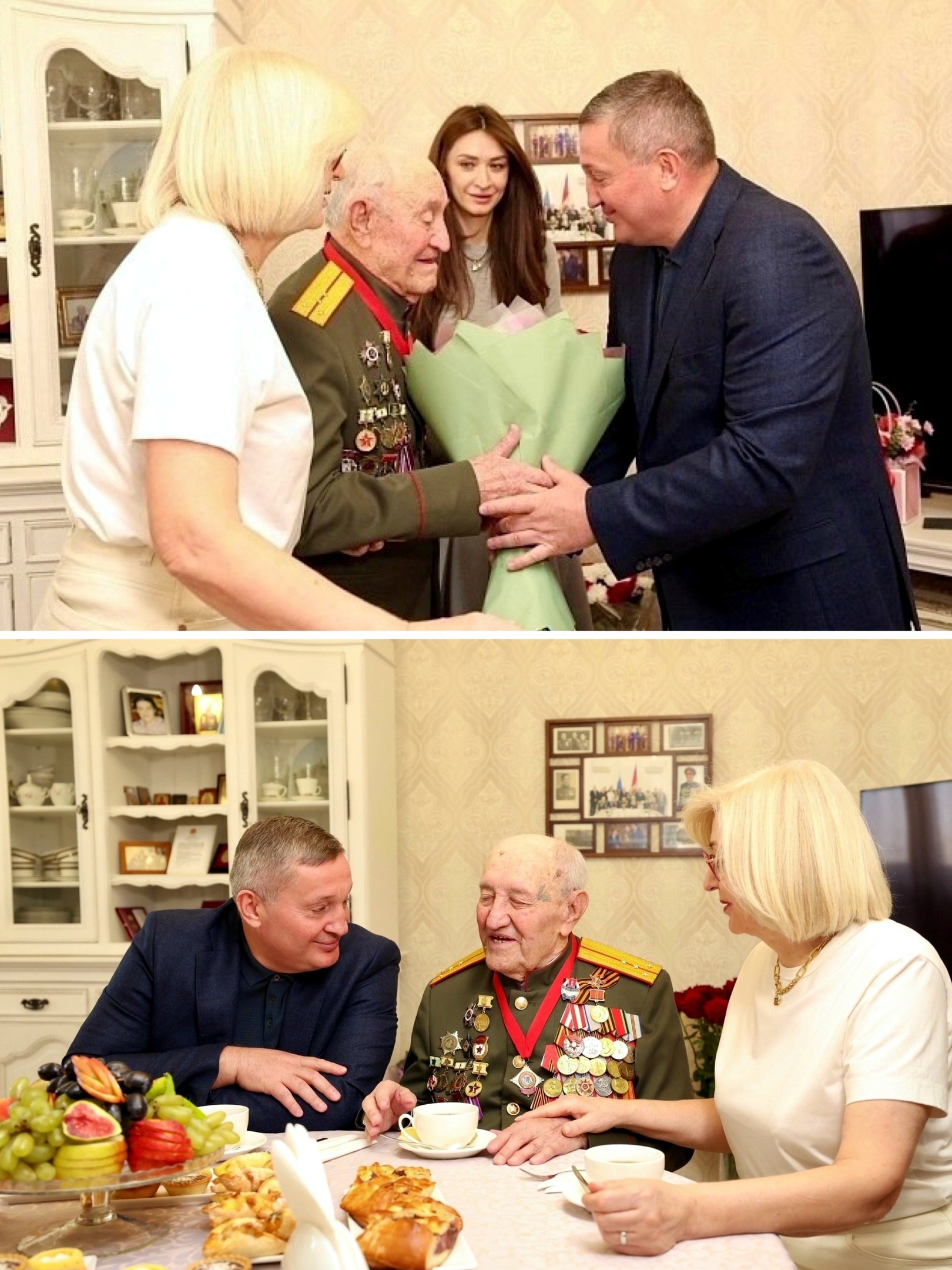 Почетный гражданин Волгограда, ветеран Великой Отечественной войны Евгений Федорович Рогов отмечает 102-й День рождения! 👏🤩
