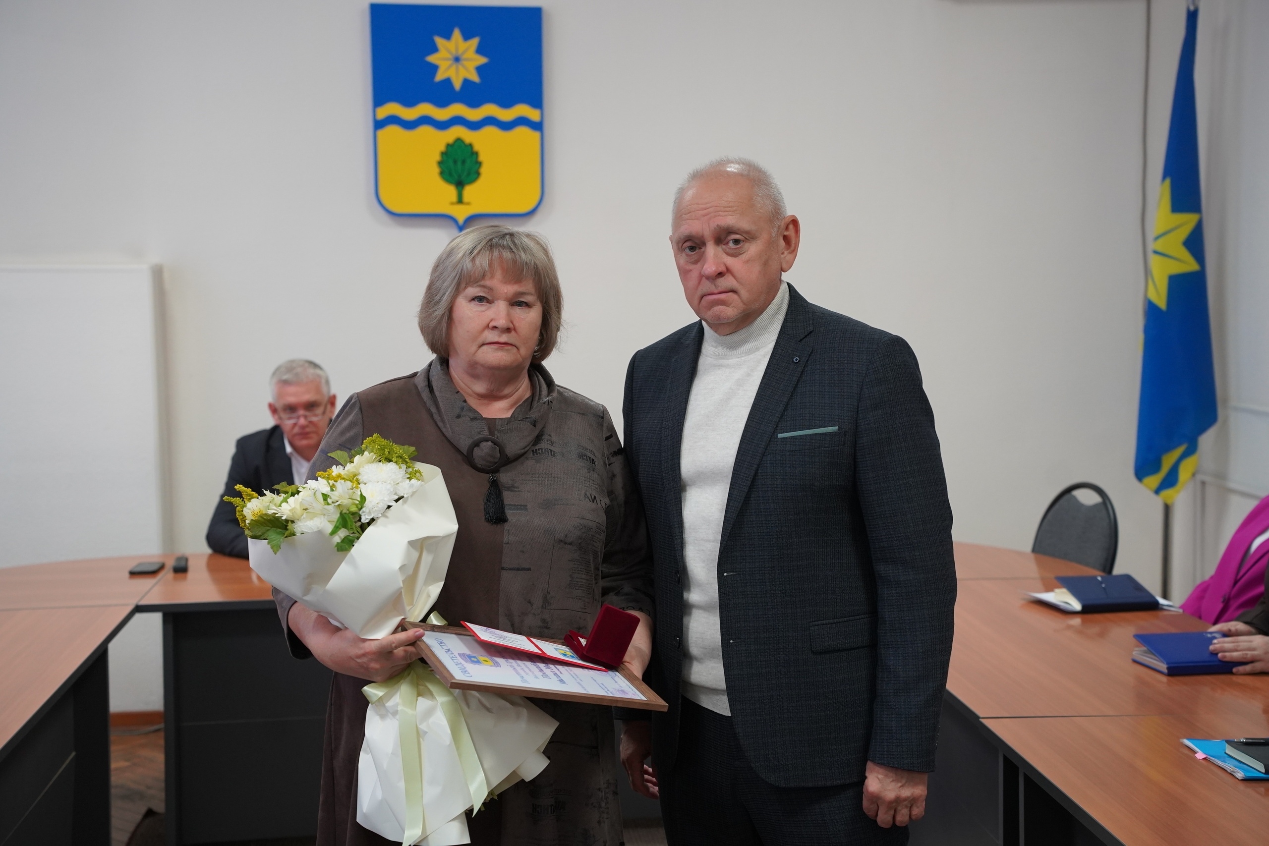 Матери Героя России Михаила Подшибякина вручили награду Волжского 🎖️
