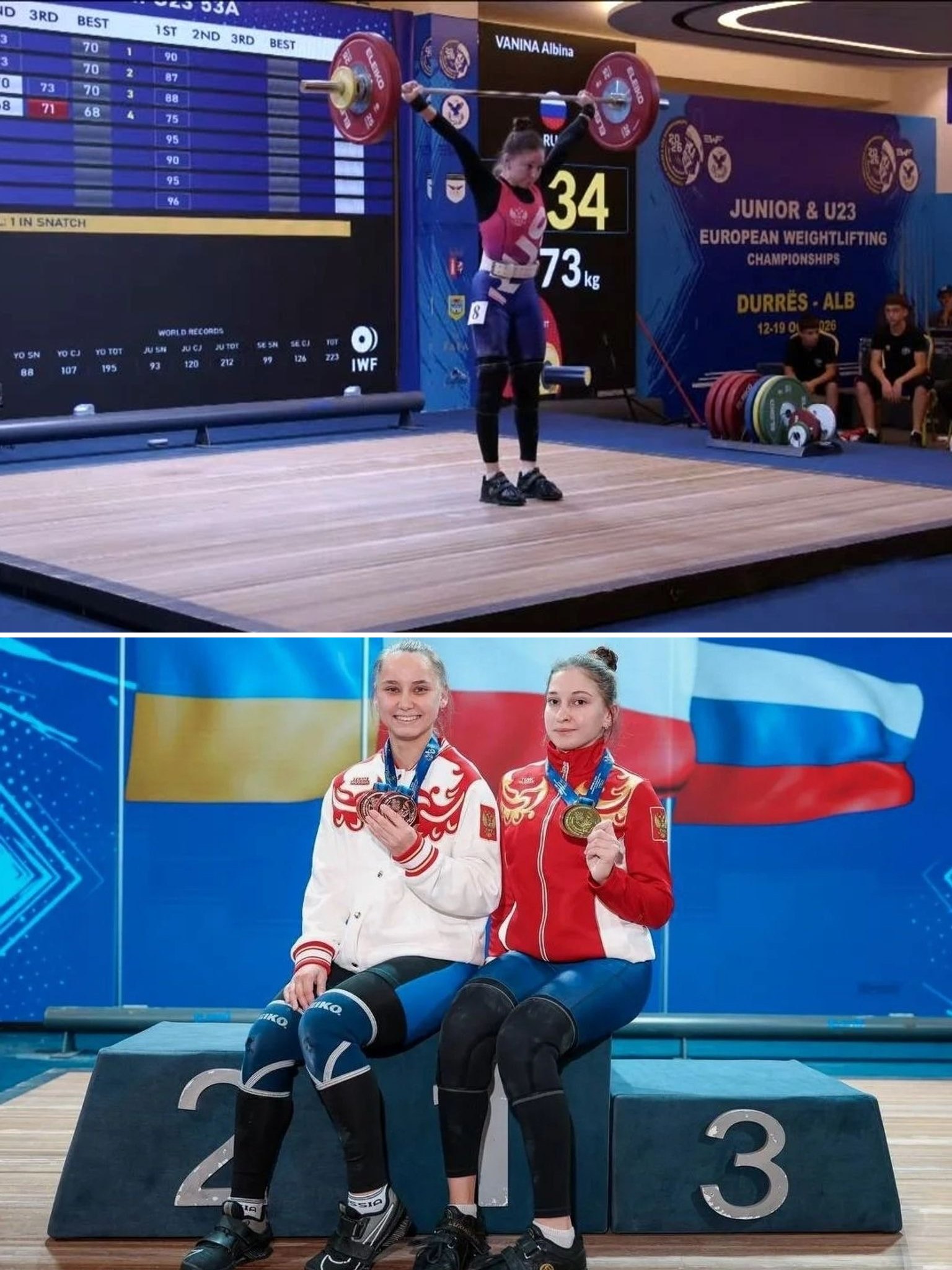 Волгоградка Альбина Ванина выиграла первенство Европы по тяжелой атлетике 🏋️‍♀️🏆