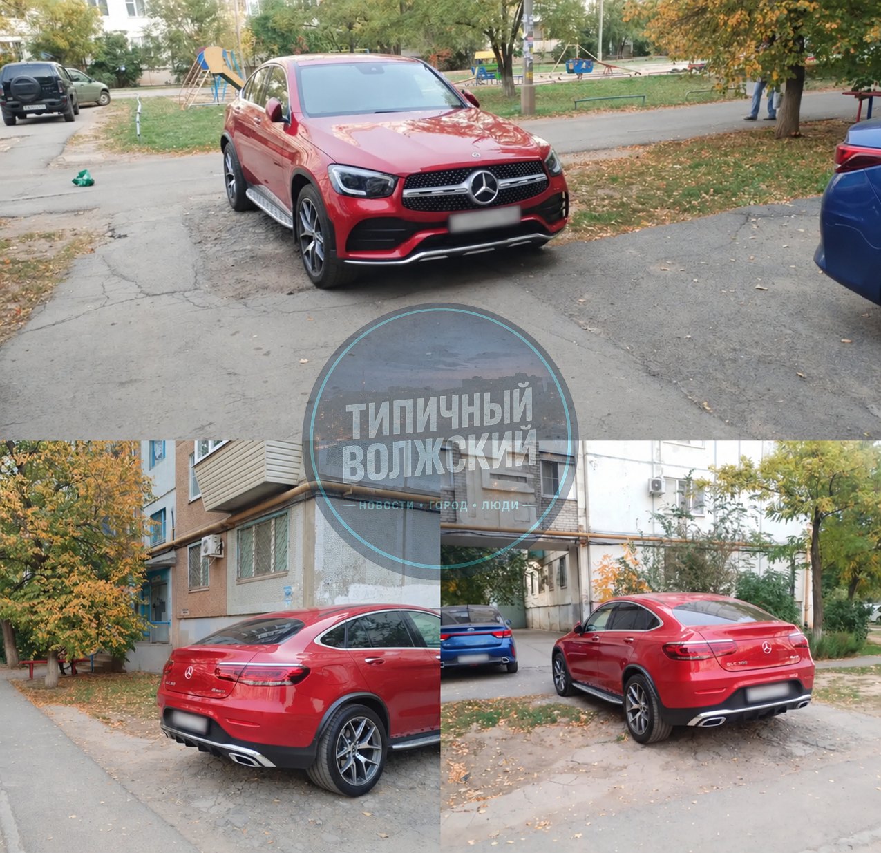 🚗 На Александрова, 10 автомобиль мешает пешеходам