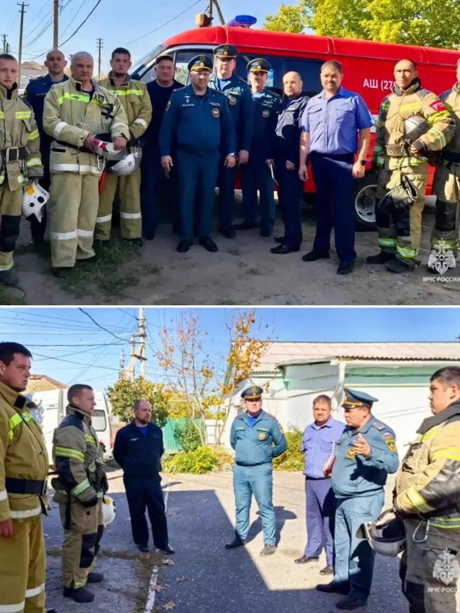 В селе Заплавном Ленинского района сотрудники Волжского пожарно-спасательного гарнизона провели учения в Царевском психоневрологическом инте…