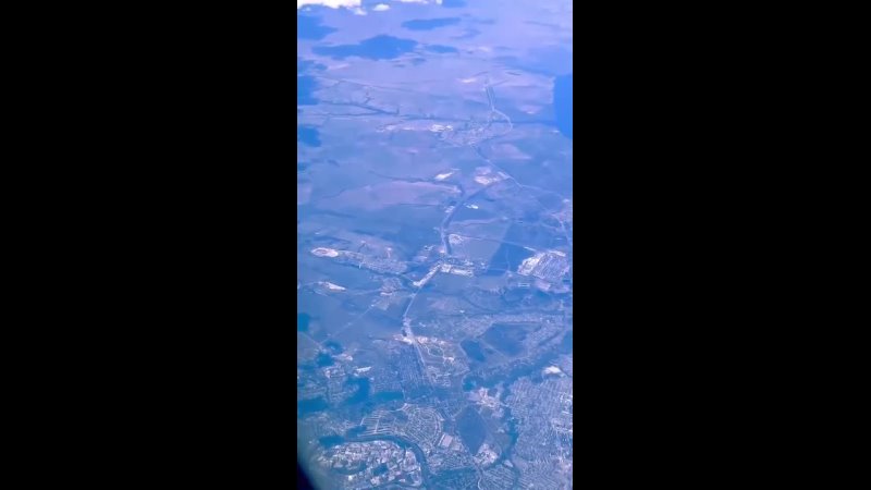 «Пролетая над Волгоградом!»: тревел-блогер снял из иллюминатора самолёта Волгоград с высоты 10 тысяч метров! 👏🏻😍