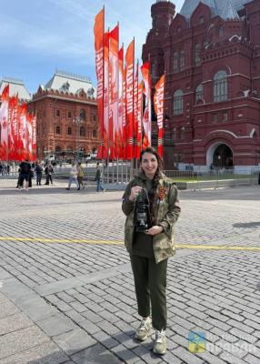 Наша землячка везёт «Огонь памяти» из столицы в Волжский