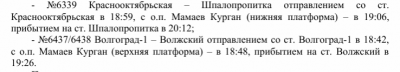Дополнительные рейсы электричек назначены в Волгограде после футбольного матча