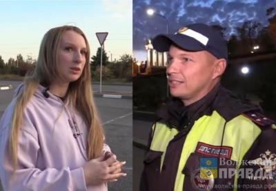Беременная, под мостом, с отлетевшим колесом: госавтоинспекторы Волгограда помогли девушке в положении