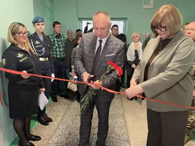 Имени ефрейтора Стаса Репина: в школе № 9 увековечили память героев Волжского