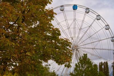 Фундамент для 50-метрового колеса обозрения готовят в южной части Волгограда